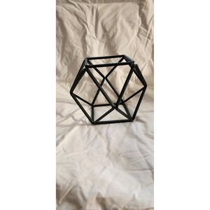 9 In Black Geometric Metal Decoration Shelfsitter‎ Table Top Decor
